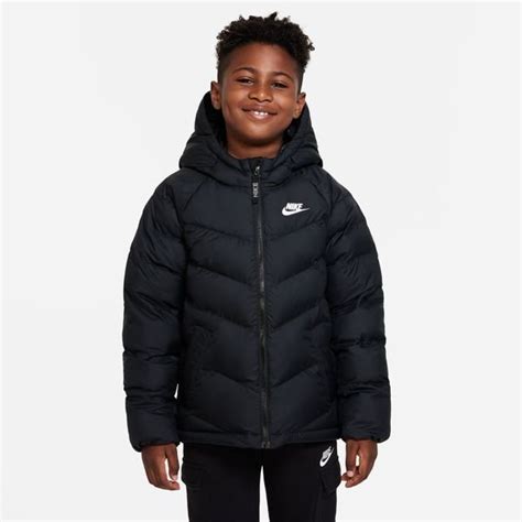 nike winterjacke down nsw synthetic-fill - schwarz/weiß kinder|Nike NSW Synthetic Fill Jacket .